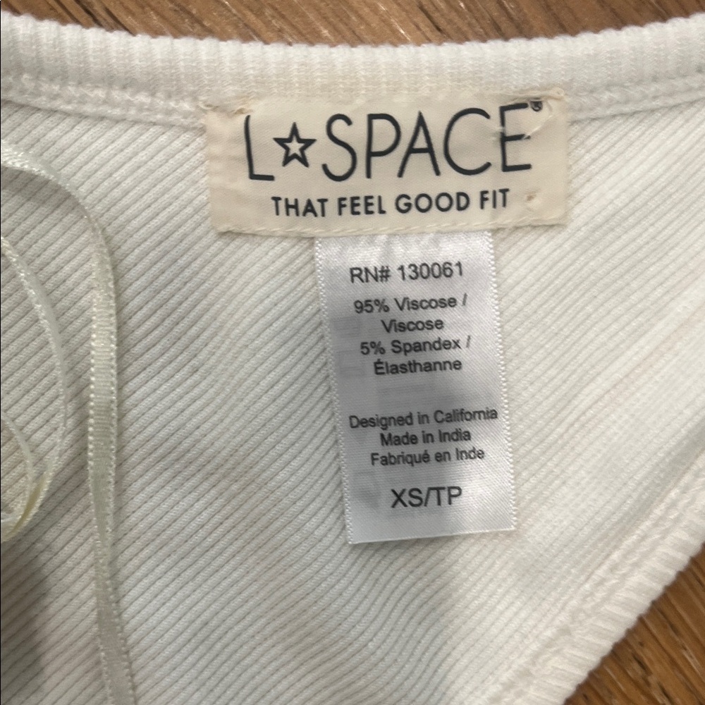 l*space Cream One-Shoulder Ruched Mini - Picture 2 of 2